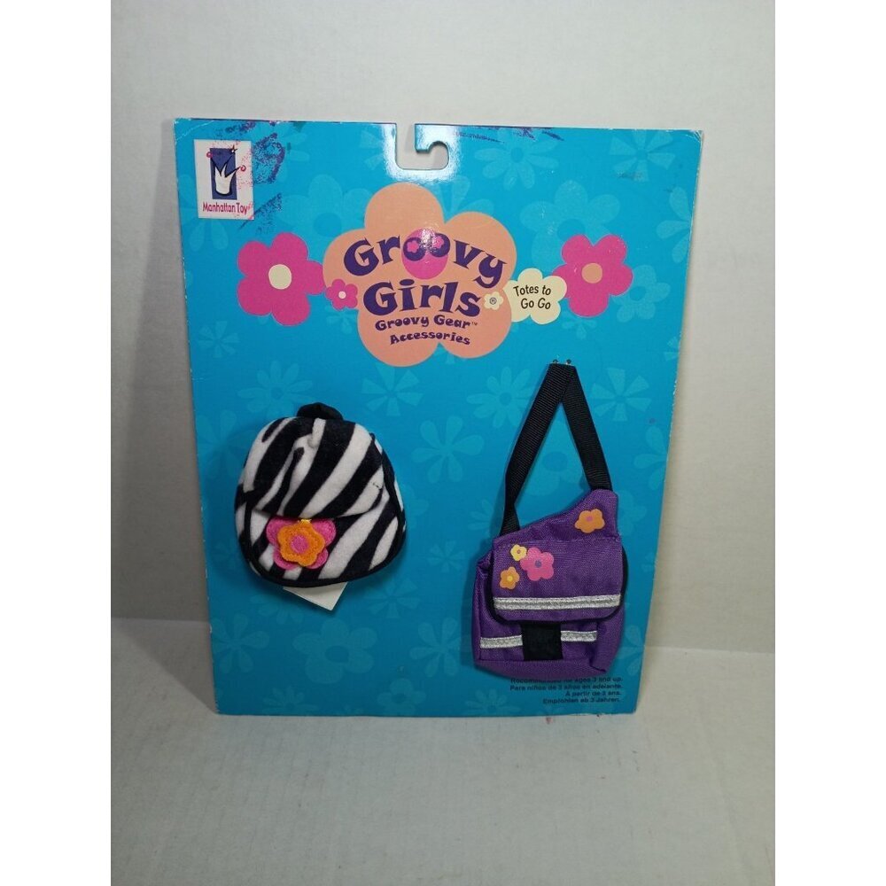 Vintage New NOS Y2K Rare Groovy Girls Totes To Go Go Clothing Set